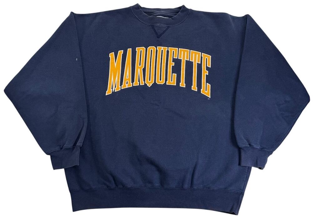 Vintage 90s Marquette Golden Eagles Crewneck Gear For Sports Men's XL Sweatshirt